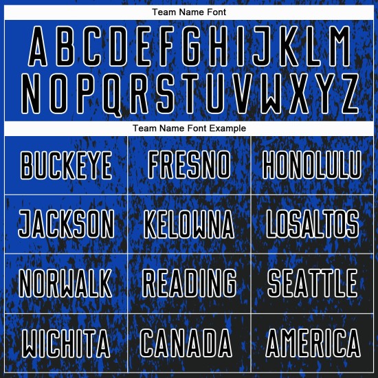 Aangepaste fragmentkunst Abstract Jersey Sublimatie Voetbaluniform Zwart-Wit Blauw Donder Aangepaste fragmentkunst Abstract Jersey Sublimatie Voetbaluniform Zwart-Wit Blauw Donder