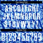 Voetbal Wit-Licht Koninklijk Sublimatie Jersey Uniform Blauw Aangepast Voetbal Wit-Licht Koninklijk Sublimatie Jersey Uniform Blauw Aangepast