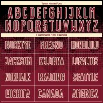 Aangepast sublimatie-uniform in zwart-karmozijnrood-crème voetbalshirt Aangepast sublimatie-uniform in zwart-karmozijnrood-crème voetbalshirt