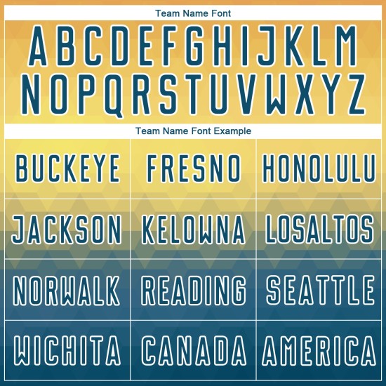 Voetbal Geel US Navy Driehoek Geometrisch Blauw-Wit Aangepast Jersey Sublimatie Uniform Voetbal Geel US Navy Driehoek Geometrisch Blauw-Wit Aangepast Jersey Sublimatie Uniform